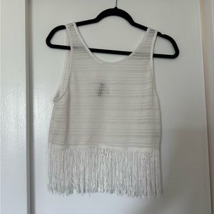 H&M Divided Fringe Crop Top